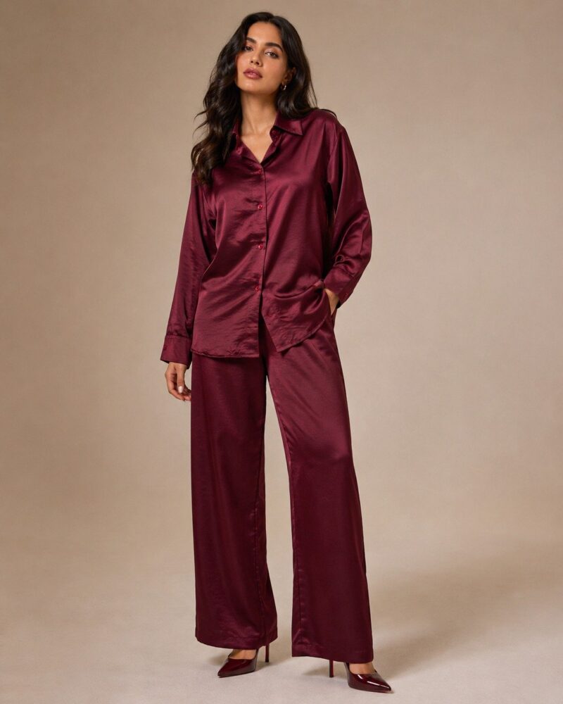 Premium Satin Blend Co Ords
