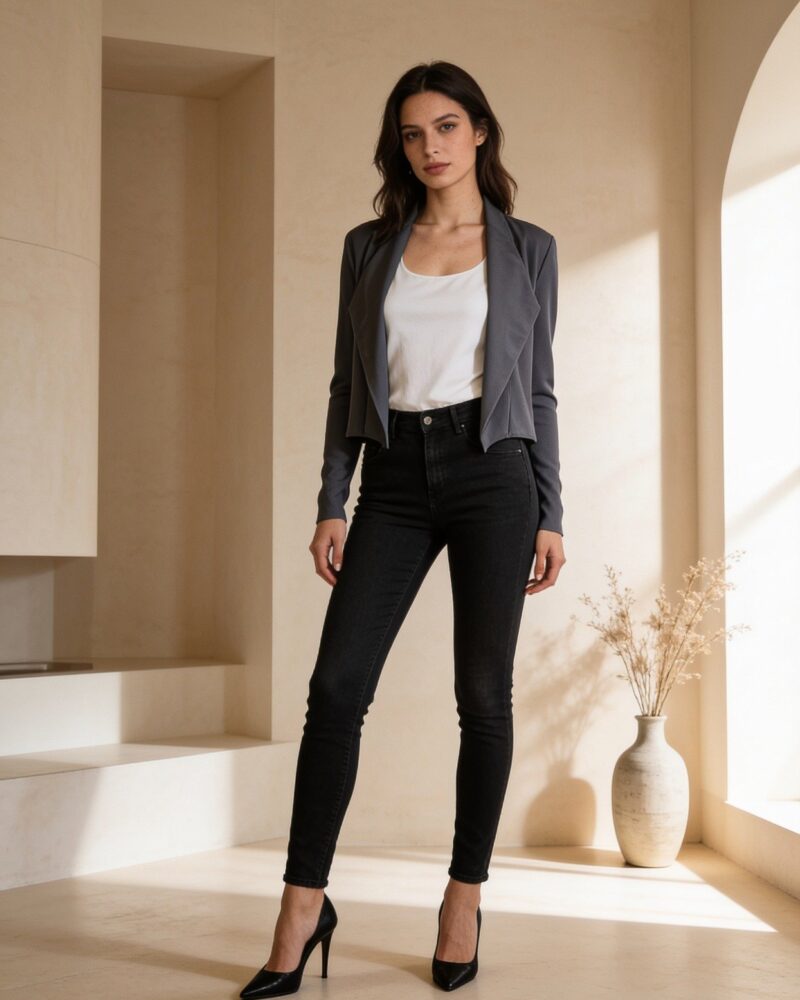 Stylish Front Open Blazer