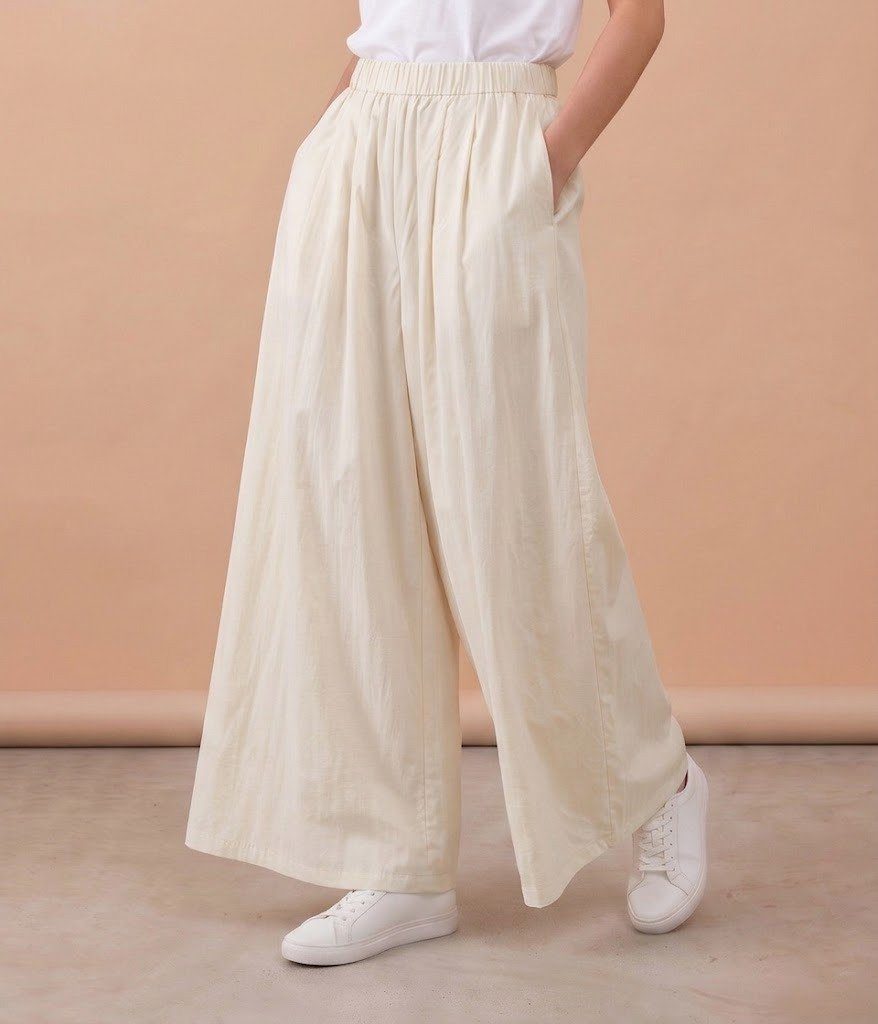 Korean Wide Leg Trousers with Pockets - Image 6