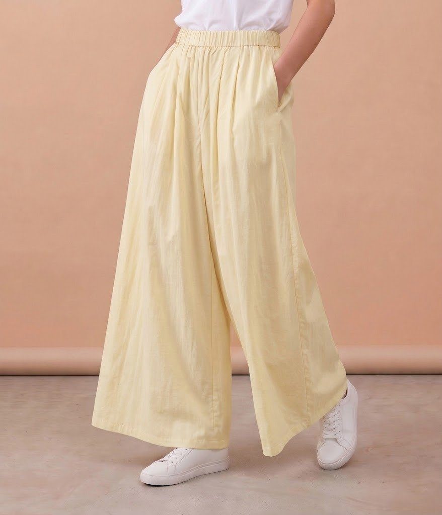 Korean Wide Leg Trousers with Pockets - Image 7