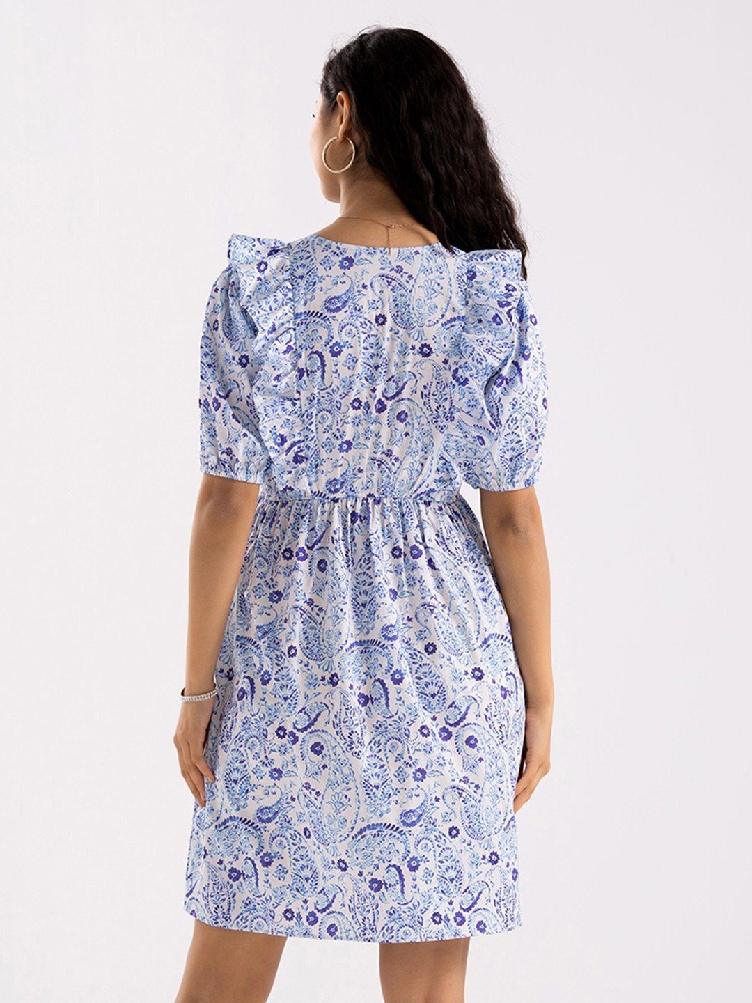 lavender cocktail dress Floral-Print Long Lilac Purple Prom Black Shirt Dresses mf:w_clothing_size:Small Size:W38 X L34