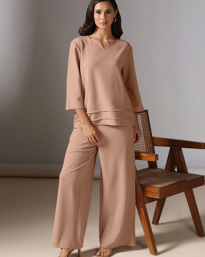 Classy Nude Color Corporate Co Ords